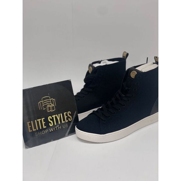 Shoes Michael Kors Edie Knit High-Top Womens Sneakers  MICHAEL Michael Kors Women\'s Edie Knit High-Top Sneakers - Black 9M
